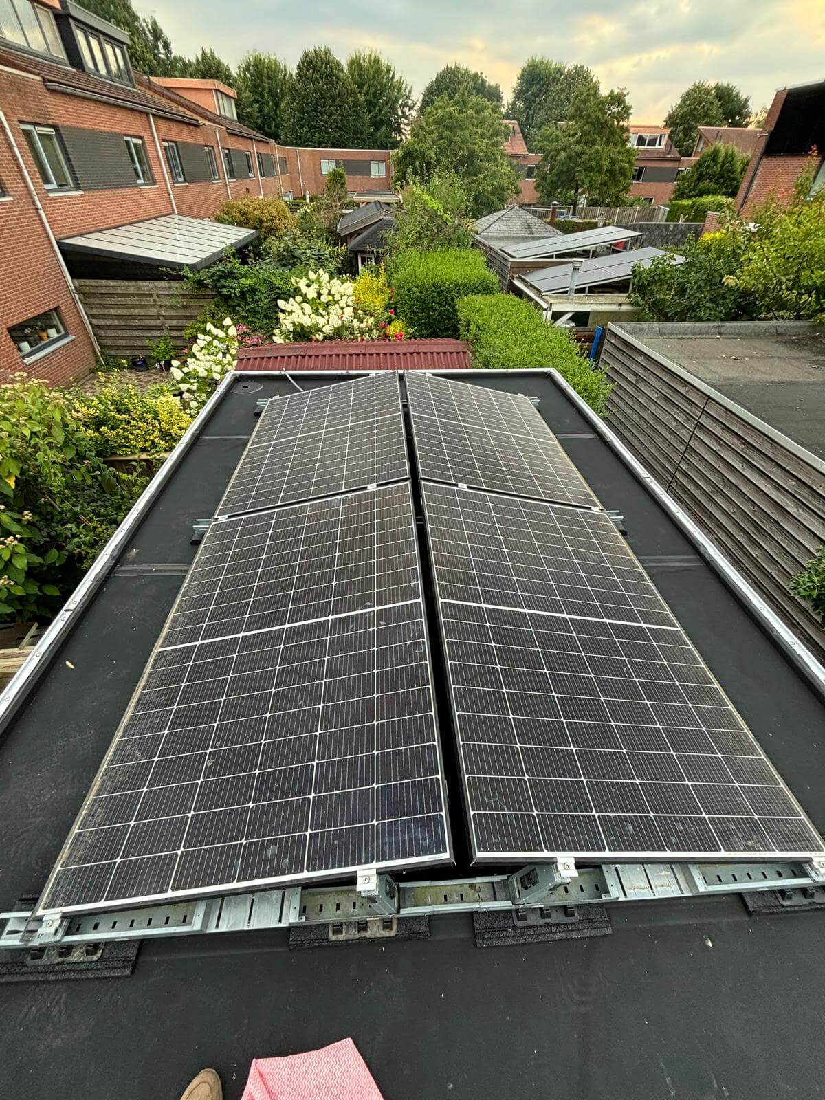 EPDM dakbedekking met zonnepanelen - Tytane